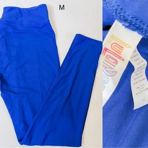 Lularoe TC Dodger blue solid leggings